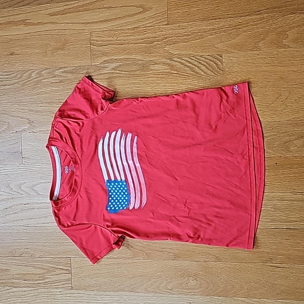 Red American Flag Shirt